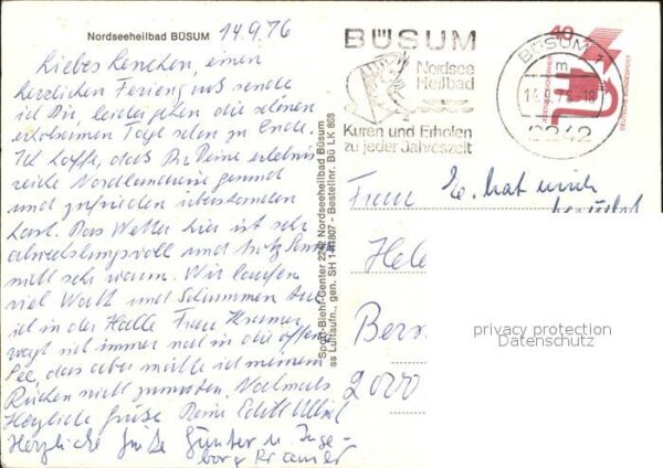 Buesum Nordseebad Hafen Strand Fliegeraufnahme – Bild 2