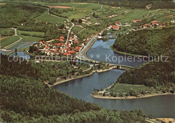 Niederwerbe Edersee Fliegeraufnahme