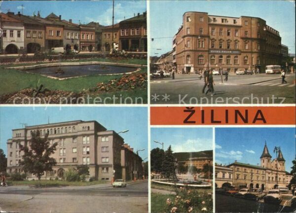 Zilina Teilansichten Gebäude
