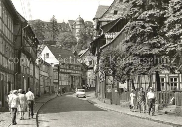 Stolberg Harz Blick zum Schloss jetzt FDGB Erholungsh