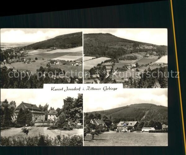 Jonsdorf Panorama Zittauer Gebirge Jonsberg Buch