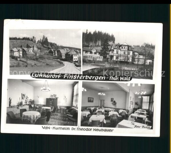 Finsterbergen VdN Kurheim Dr Theodor Neubauer Luftkur