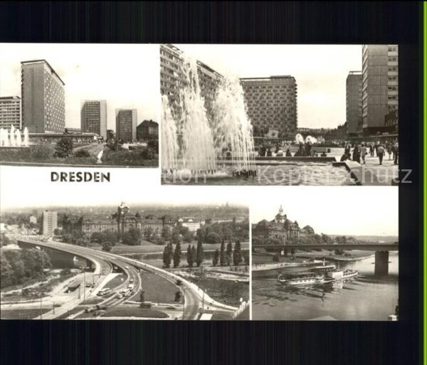 Dresden Interhotel Newa Wasserspiele Prager Str