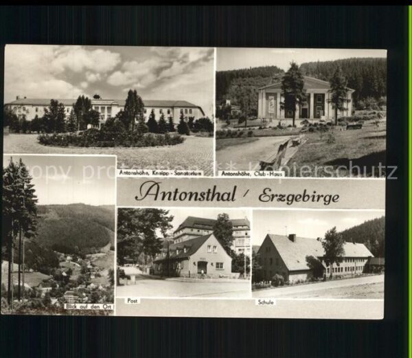 Antonsthal Erzgebirge Antonshöhe Kneipp Sanatorium Club Haus