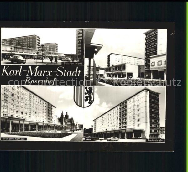 Karl-Marx-Stadt Rosenhof Markt Haushaltbasar Tanzbar Ko