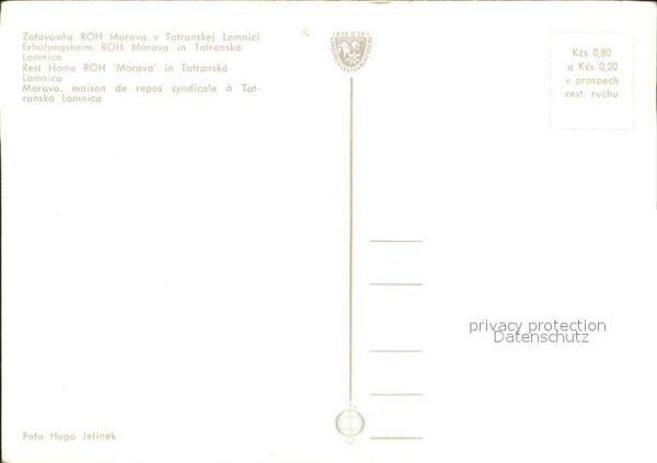 Tatranska Lomnica Erholungsheim ROH Morava – Bild 2