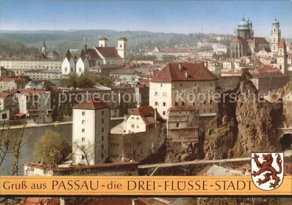 Passau Dreiflüssestadt mit Burg Niederhaus