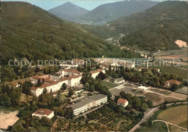Bad Bergzabern Pfälz. Nervenklinik Landeck Fliegeraufn