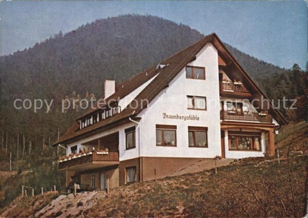 Loecherberg Ibach Berggasthaus Braunbergstüble