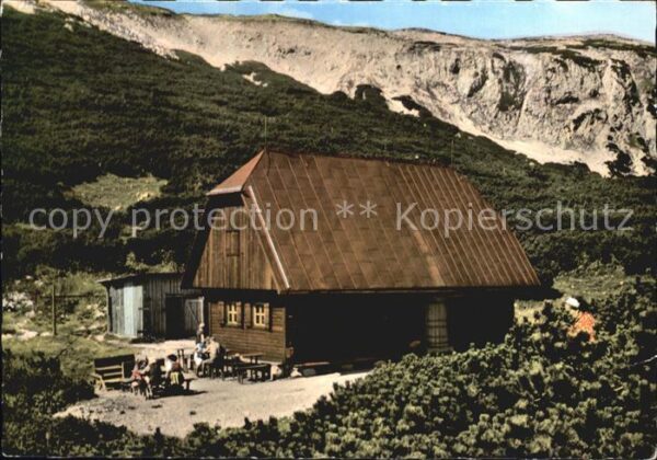 Raxalpe Seehütte Alpine Gesellschaft d_Holzknec