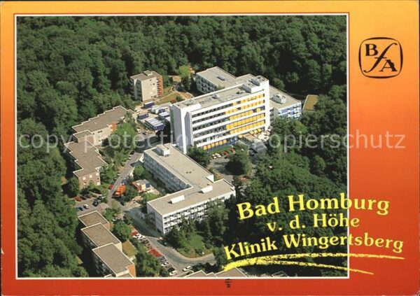 Bad Homburg Klinik Wingertsberg Fliegeraufnahme