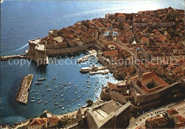 Dubrovnik Ragusa Stara gradska luka Alter Stadthafen Alt