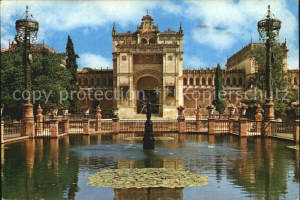 Sevilla Andalucia Plaza de America Museo Arqueologico Pla