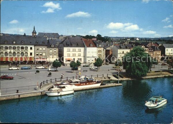 Remich Esplanade et Moselle Uferstrasse an der