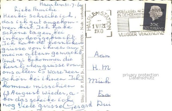 Haarlem Gravestenburg Panorama aus dem Kirchtur – Bild 2