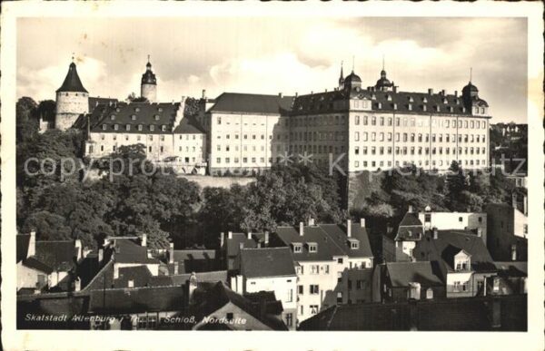 Altenburg Thueringen Skatstadt mit Schloss