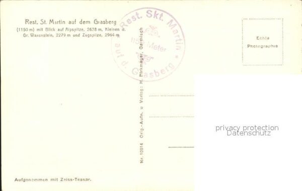 St Martin Grasberg Alpspitze Waxenstein Zugspitze – Bild 2