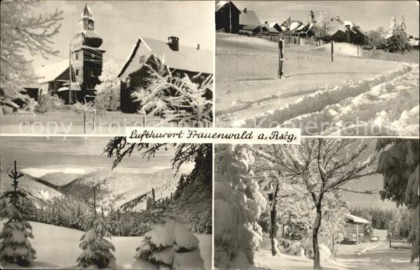 Frauenwald Thueringen Winter
