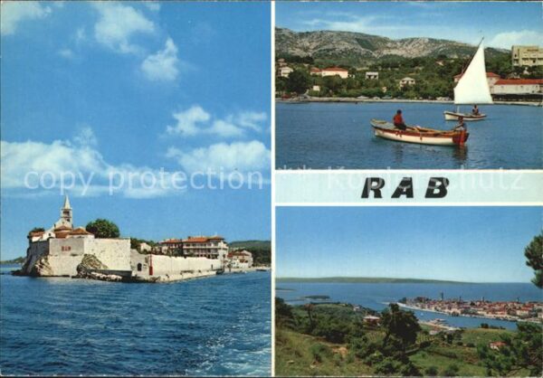 Rab Kroatien Segelboot