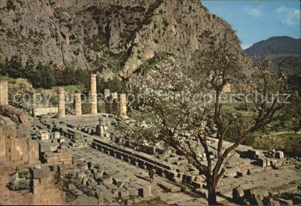 Delfi Delphi Apollotempel