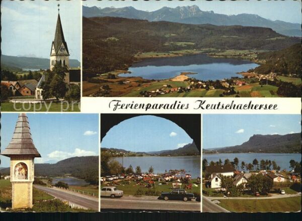 Keutschach See Kirche Strandbad Höhenwirt