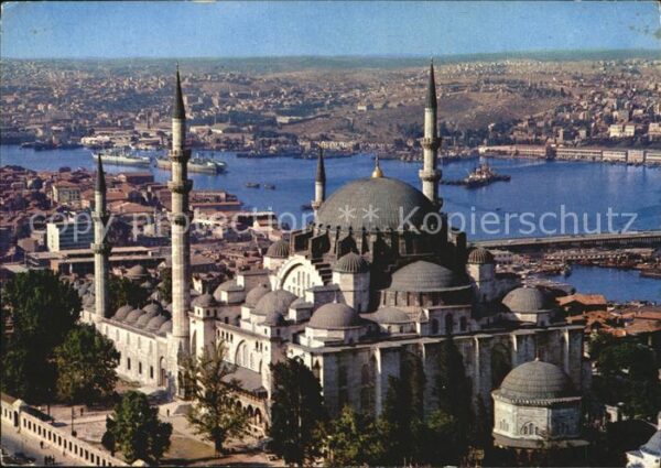 Istanbul Constantinopel Süleymaniye Moschee Goldenes Horn