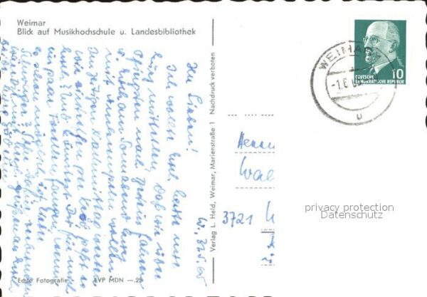 Weimar Thueringen Musikhochschule Landesbibliothek – Bild 2