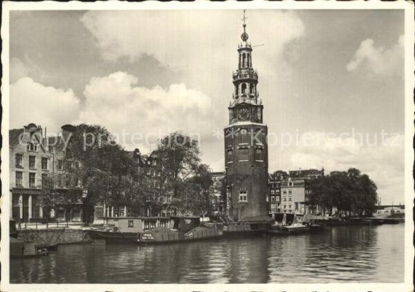 Amsterdam Niederlande Oude Schans-Montelbeanstoren