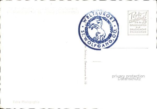 St Wolfgang Wolfgangsee Stadtansicht – Bild 2