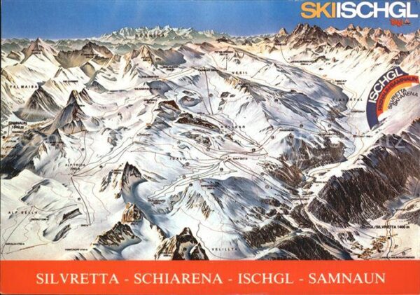 Ischgl Bergkarte