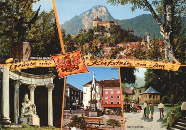 Kufstein Tirol Heldenorgel Liszt Denkmal Marienbrunnen