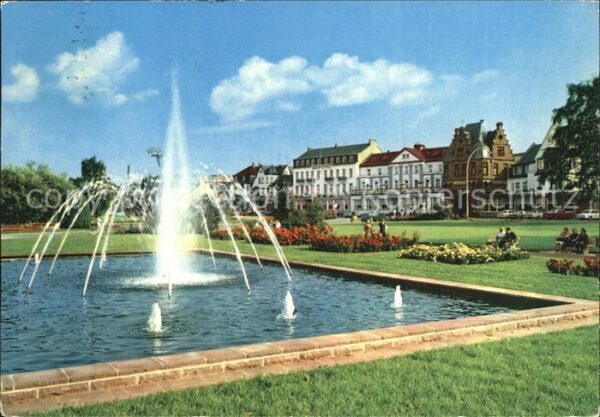 Andernach Springbrunnen in den Rheinanlagen