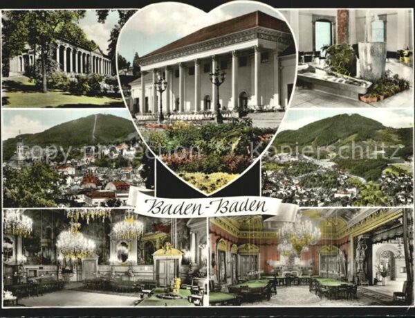 Baden-Baden Kurhaus Kurpark Schlossinneres