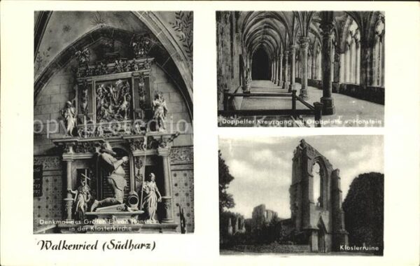Walkenried Klosterkirche Denkmal des Grafen von Ho
