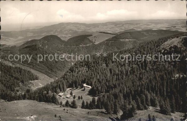 Feldberg Schwarzwald mit Zastlertal Hinterwaldkopf und Kande