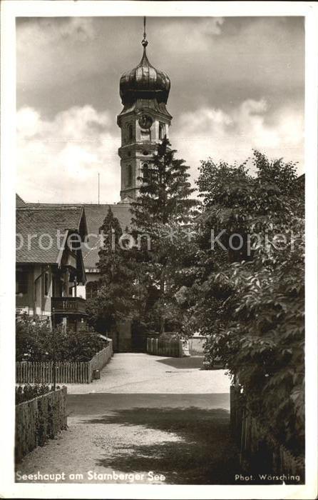 Seeshaupt Dorfpartie Kirche