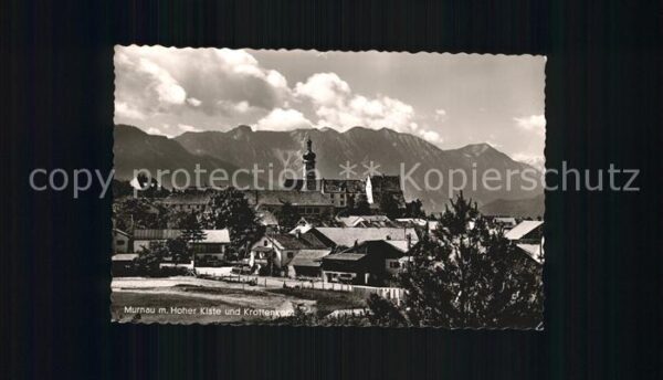 Murnau Staffelsee Hohe Kiste und Krottenkopf