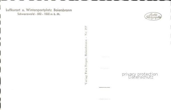 Baiersbronn Schwarzwald Winterpanorama – Bild 2