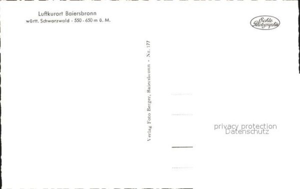 Baiersbronn Schwarzwald Totalansicht – Bild 2