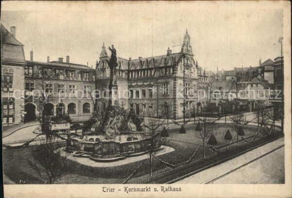 Trier Kornmarkt und Rathaus