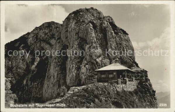 Buchstein mit Tegernseer Hütte