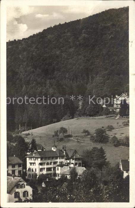 Herrenalb Bad Herrenalb Erholungsheim Grüner Wald Kurhaus Hospi