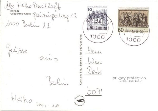 Berlin Kaiser Wilhelm Gedächtniskirche – Bild 2