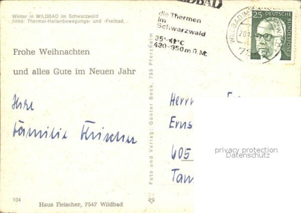 Wildbad Schwarzwald Thermal Hallenbewegungs und Freibad – Bild 2