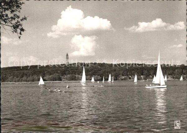 Berlin Havel mit Grunewaldturm