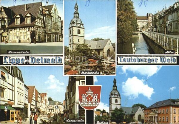 Detmold Krummestrasse Marktkirche Allee Langest