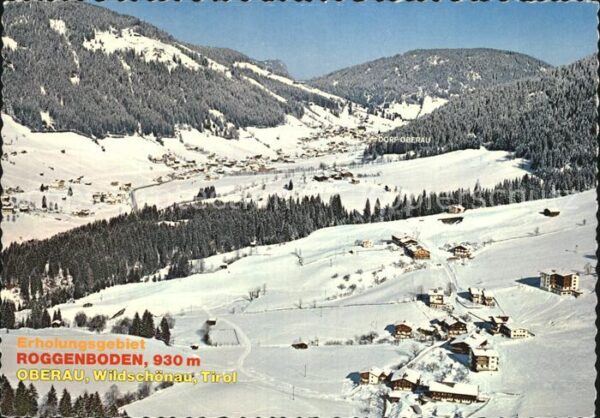 Oberau Tirol Erholungsgebiet Roggenboden Fliegeraufn
