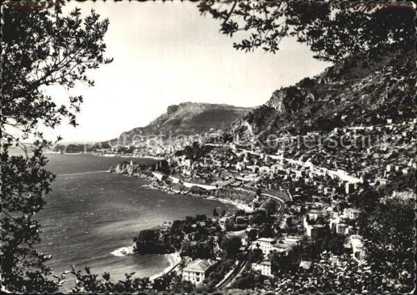 Monte-Carlo vue de Roquebrune