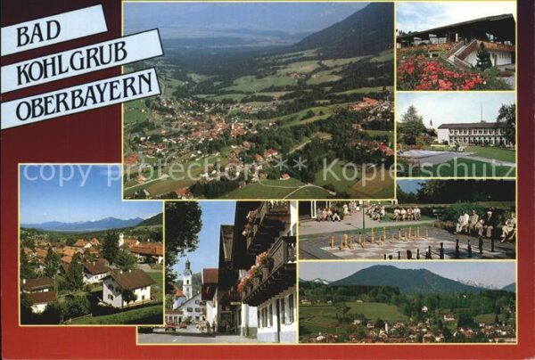 Bad Kohlgrub Total und Teilansichten Gartenschach Ki