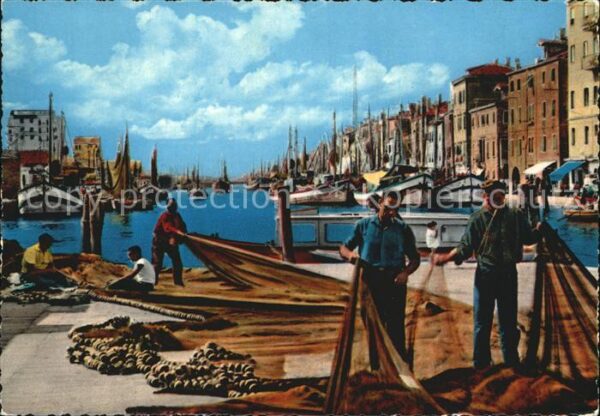 Chioggia Venetien Canale S Domenico Fischer